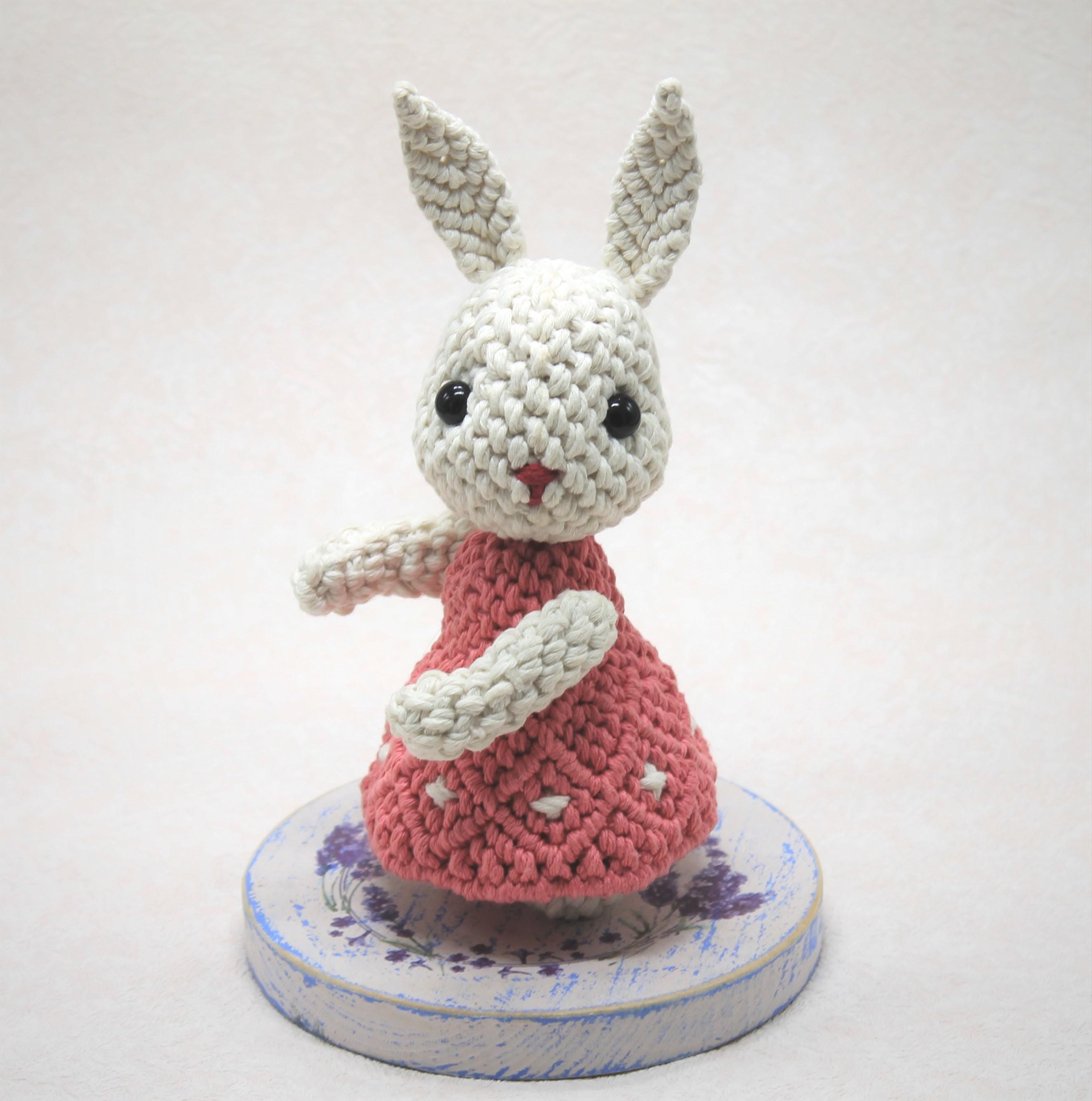 Macrame Rabbit Pattern Macrame Bunny Pattern PDF: 3D Amigurumi Toy With Rotating Limbs - Etsy