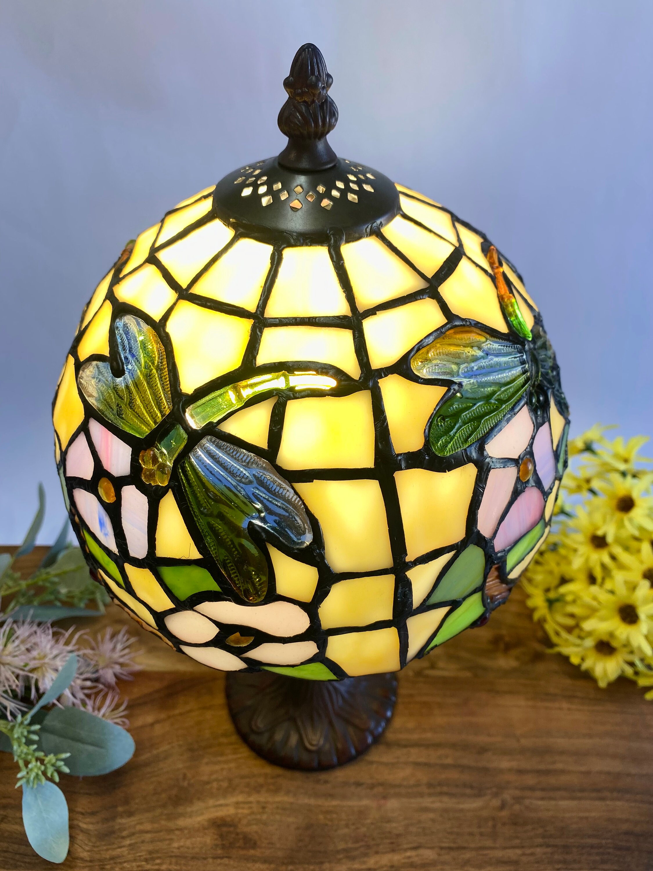 Dragonfly Table Lamp 8 Dragonfly Lamp Stained Glass Lamp Table Lamp