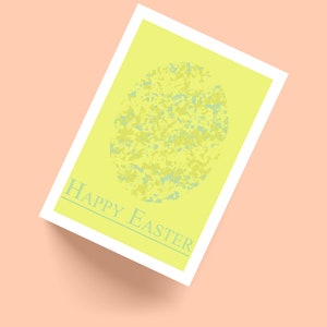 Happy Easter Card (Yellow)