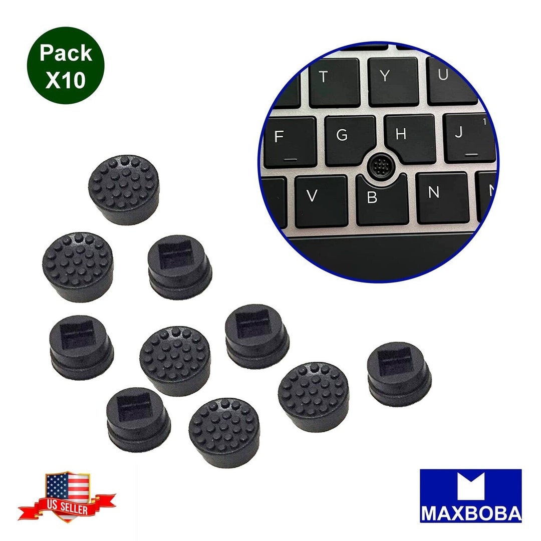10 Pack Rubber Mouse Pointer Trackpoint Black Cap for HP Laptop 4.54 ...