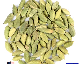 Seeds (Elaichi) 100% Pure Natural Green Cardamom 1/2 oz (14g) Guatemala Spices