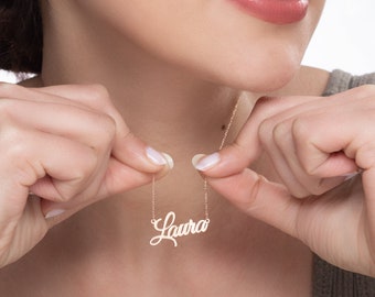 Custom Rose Gold Name Necklace - Aurelius Jewelry