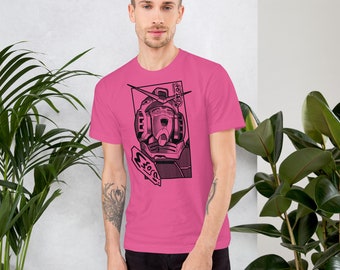 【関税・送料込】Grunge brush t-shirts - 1365 Men's Grunge Japanese Crewneck Techwear Alternative Letter