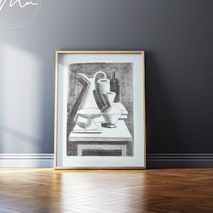 Modern Still Life Print: Scandinavian Kitchen Art (Digital Download)