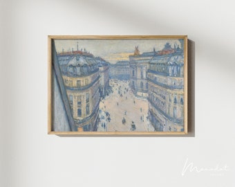 Rue Halévy Paris Cityscape Print: Vintage French Architecture (Digital Download)