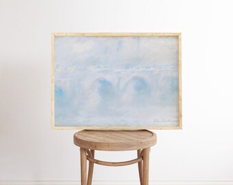Monet London Waterloo Bridge Print: Vintage Impressionist Cityscape (Digital Download)
