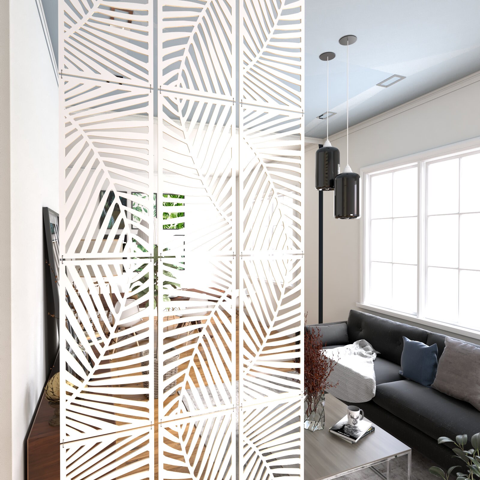 Room Hanging Screen 12pcs/set Divider Panels 11х22 Inch Etsy UK