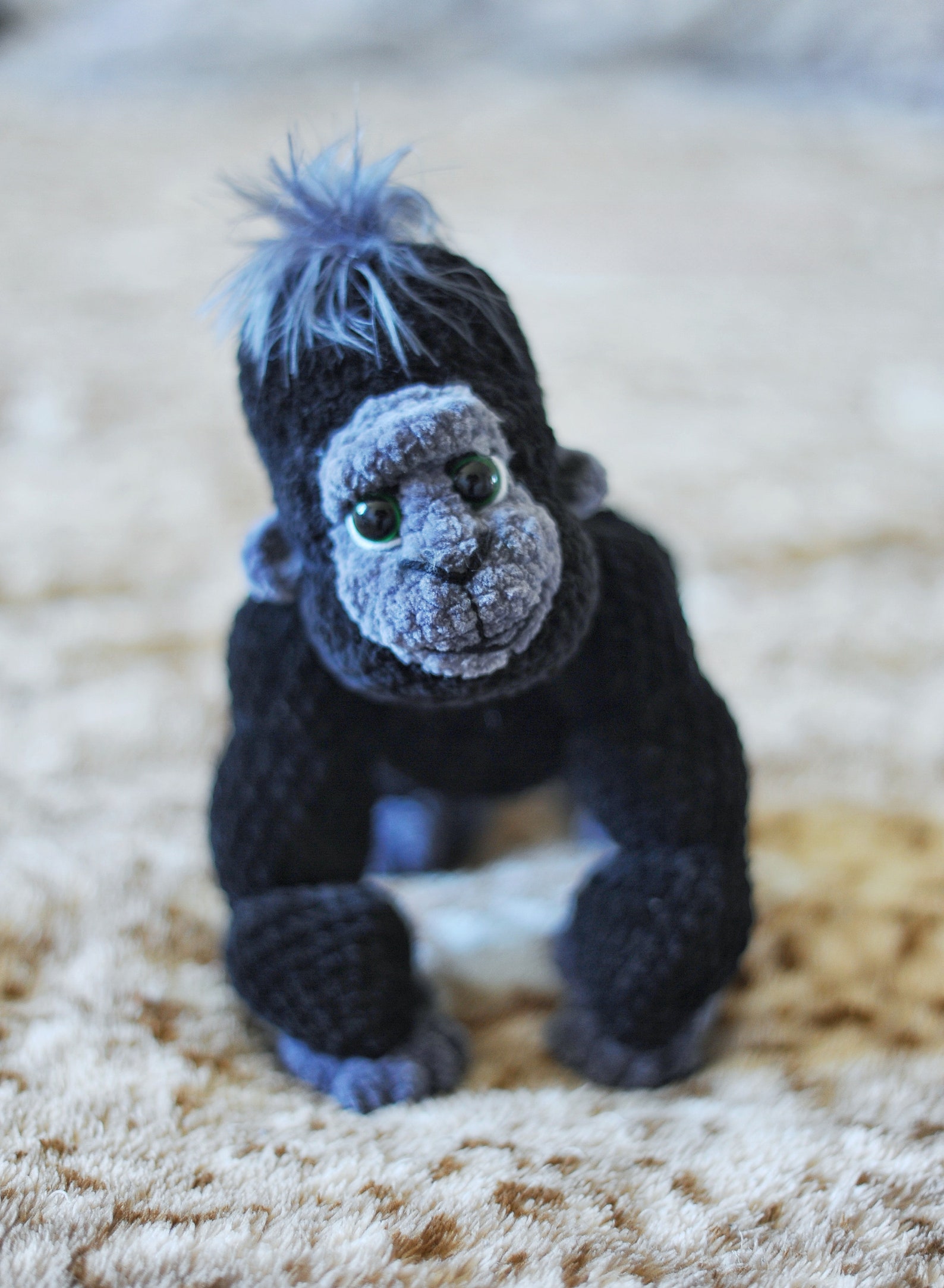 Crochet Gorilla Monkey Crochet Pattern Baby Gorilla Pattern Etsy