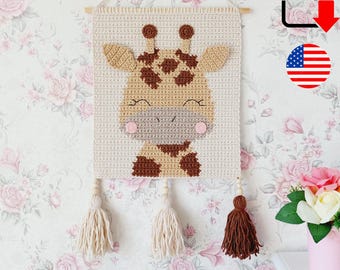 Crochet Wall Hanging Pattern, Crochet Wall Decor Pattern, Wall Decor, Nursery Decor Crochet Pattern, English PDF