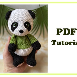 Panda Amigurumi. Patrón de crochet en PDF - Descarga instantánea