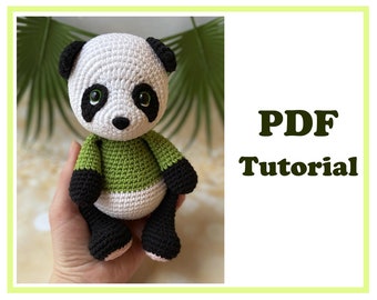 Amigurumi Panda. Pattern Crochet PDF - Instant download