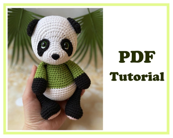 Preview of Amigurumi Panda. Pattern Crochet PDF - Instant download by ThreadTutorial