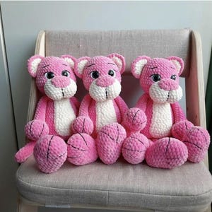 Handmade Crochet Pink Kitty Set main image 1