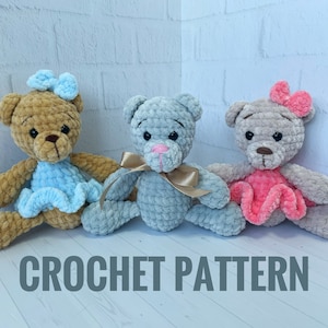 Bear Crochet Pattern, Bear Baby Shower