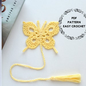 Crochet Bookmark Pattern for Beginner, Mushroom Bookmark PDF