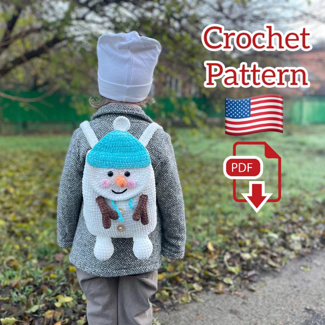 Fairisle Christmas Snowman Pattern Print Backpack