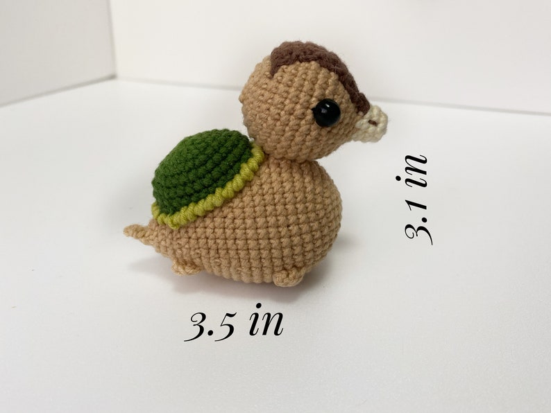 Turtle Duck Crochet Pattern Amigurumi Pattern Turtle Duck Etsy