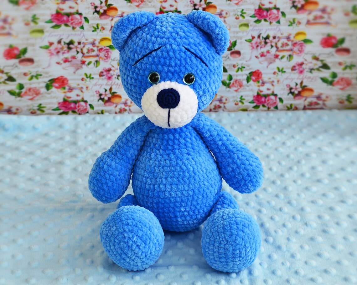 Amigurumi Plush Teddy Bear. Crochet Pattern. Tutorial - Etsy