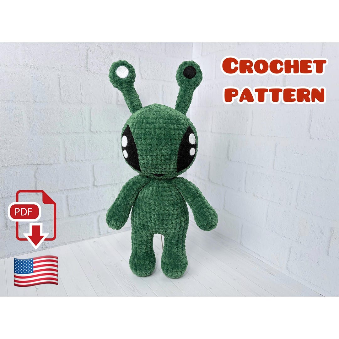 Alien Crochet Pattern, Amigurumi Pattern Alien - Etsy