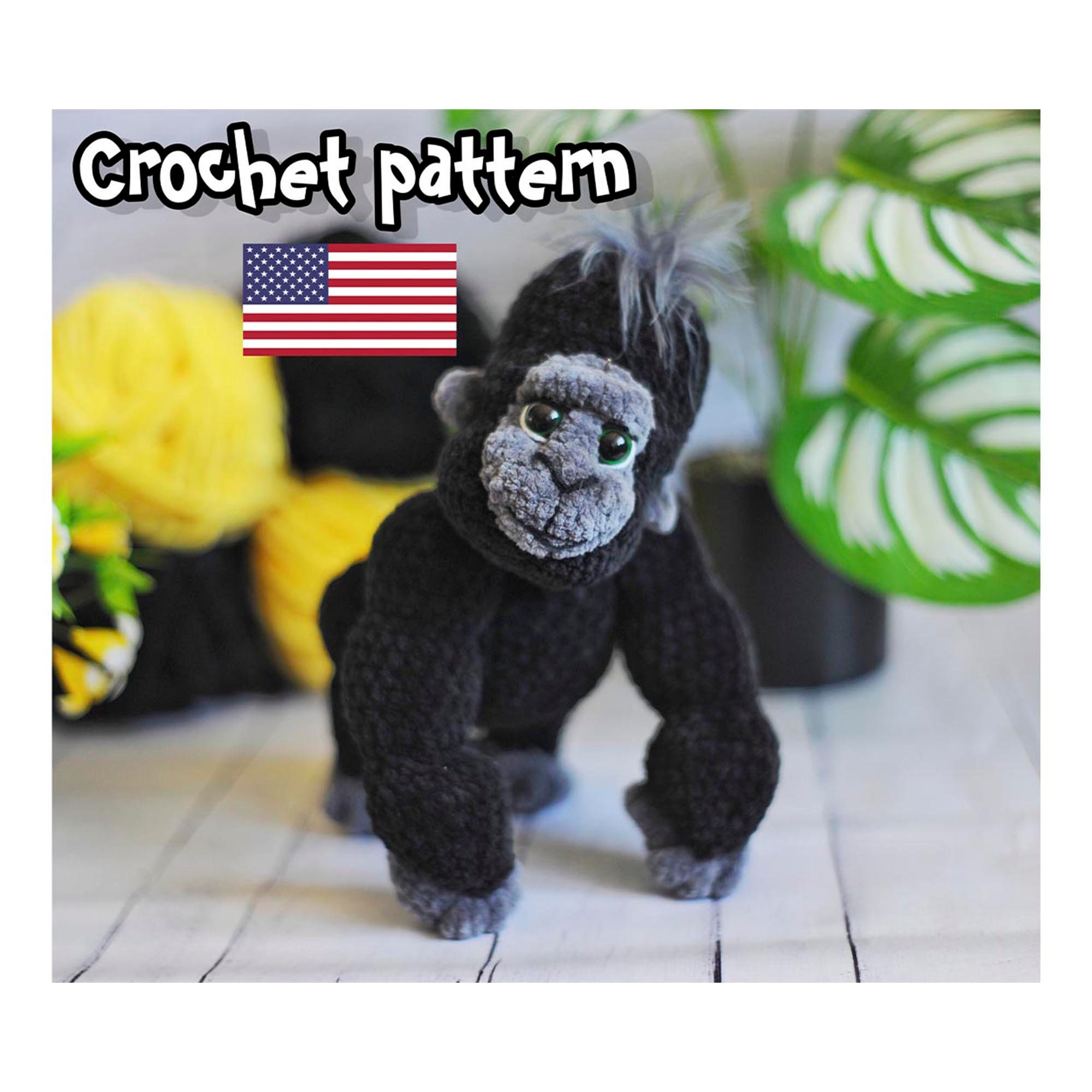 Wholesale Custom Cute Gorilla Plush Toys Soft Bag 20cm Black Kids