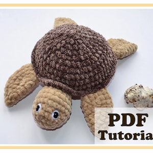 Amigurumi Turtle. Crochet pattern PDF. Tutorial.