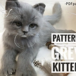 Pattern Kitten Realistic Toy