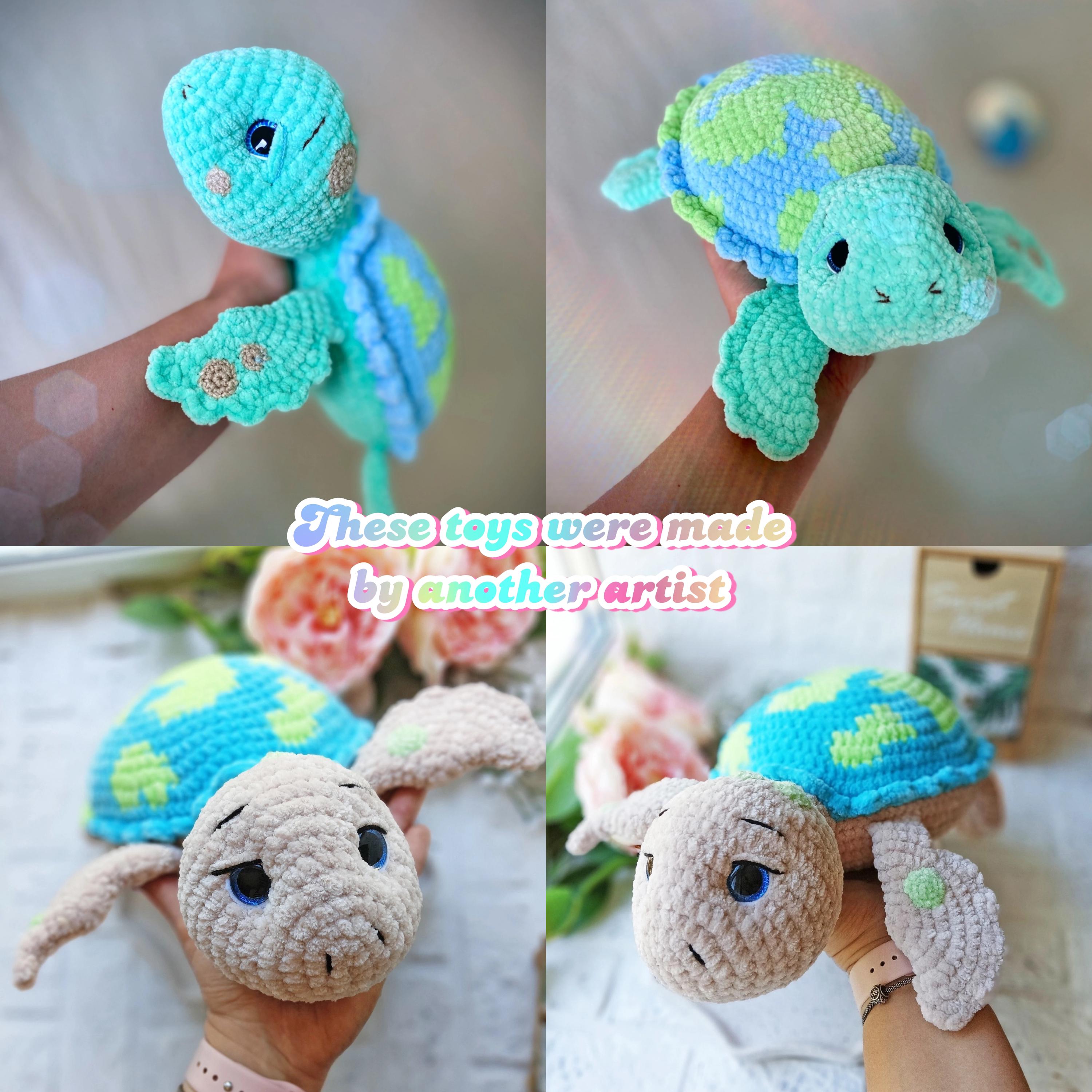 Crochet Lulu the Turtle Pattern, Kids Toy Pattern, Crochet