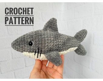 Patroon haaienknuffel, babyhaai, haaiencadeau