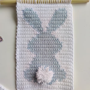 Bunny Tapestry Crochet Pattern: Easter Wall Hanging (PDF Pattern) - Etsy