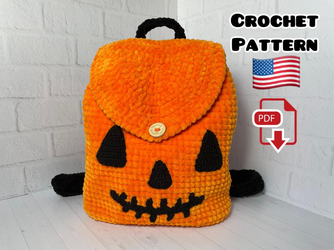 Halloween Pumpkin Pattern Print Backpack