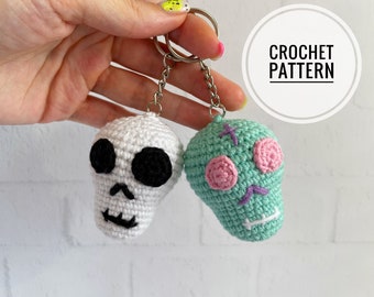 Skull Crochet Pattern: Halloween Crochet Pattern Skull (PDF Pattern)