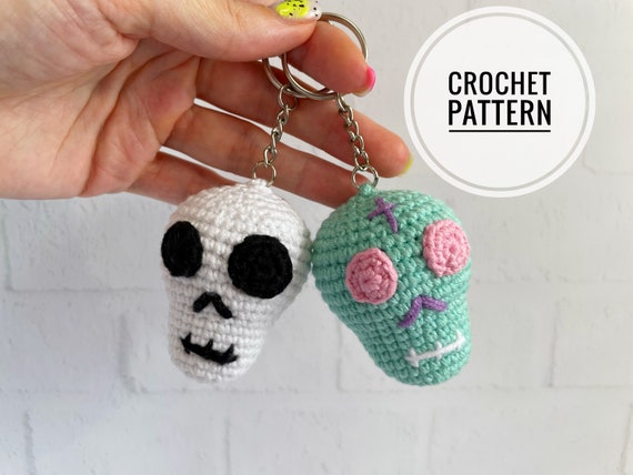 Preview of Skull Crochet Pattern: Halloween Crochet Pattern Skull (PDF Pattern) by ThreadTutorial