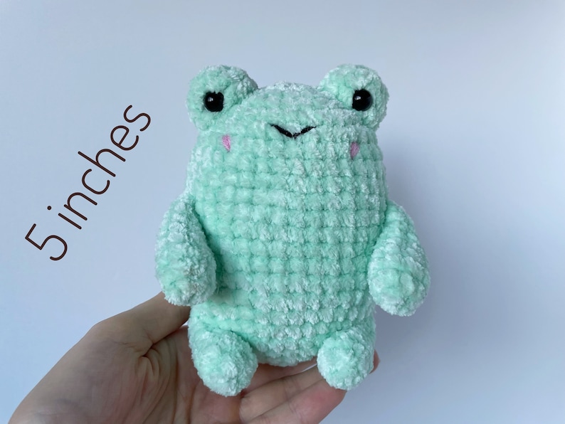 Crochet Frog Plush Pattern Valentine's Day Gift Frog Etsy