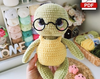 Gehäkelte Schildkröte / Amigurumi Schildkröte / Amigurumi Häkelanleitung