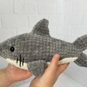 Shark Plush Toy Pattern, Baby shark, Shark gift image 9