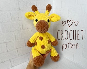 Crochet Giraffe Pattern, Amigurumi Pattern Giraffe
