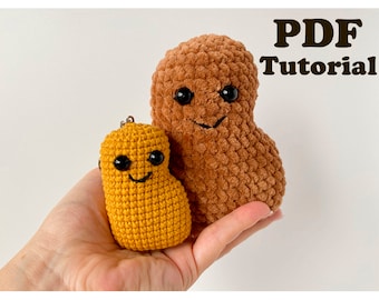 Chicken nugget crochet pattern