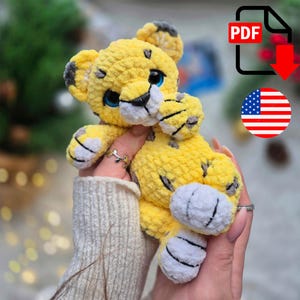 Leopard und Irbis Häkelmuster, Kinder Spielzeug Muster, Häkelanleitung PDF.
