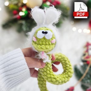 Crochet Cute Snake pattern, Symbol 2025, easy pattern, amigurumi snake pattern, crochet snake pattern, crochet animals, green snake