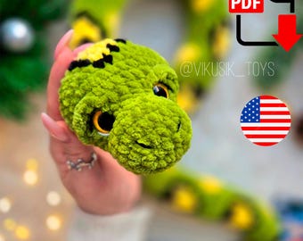 Crochet Snake Pattern, Plush Amigurumi Toy PDF, Flexible Snake Toy, Cute Kids Gift, DIY Crochet Tutorial