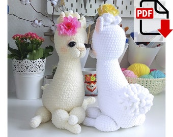 Alpaca crochet pattern / amigurumi pattern llama