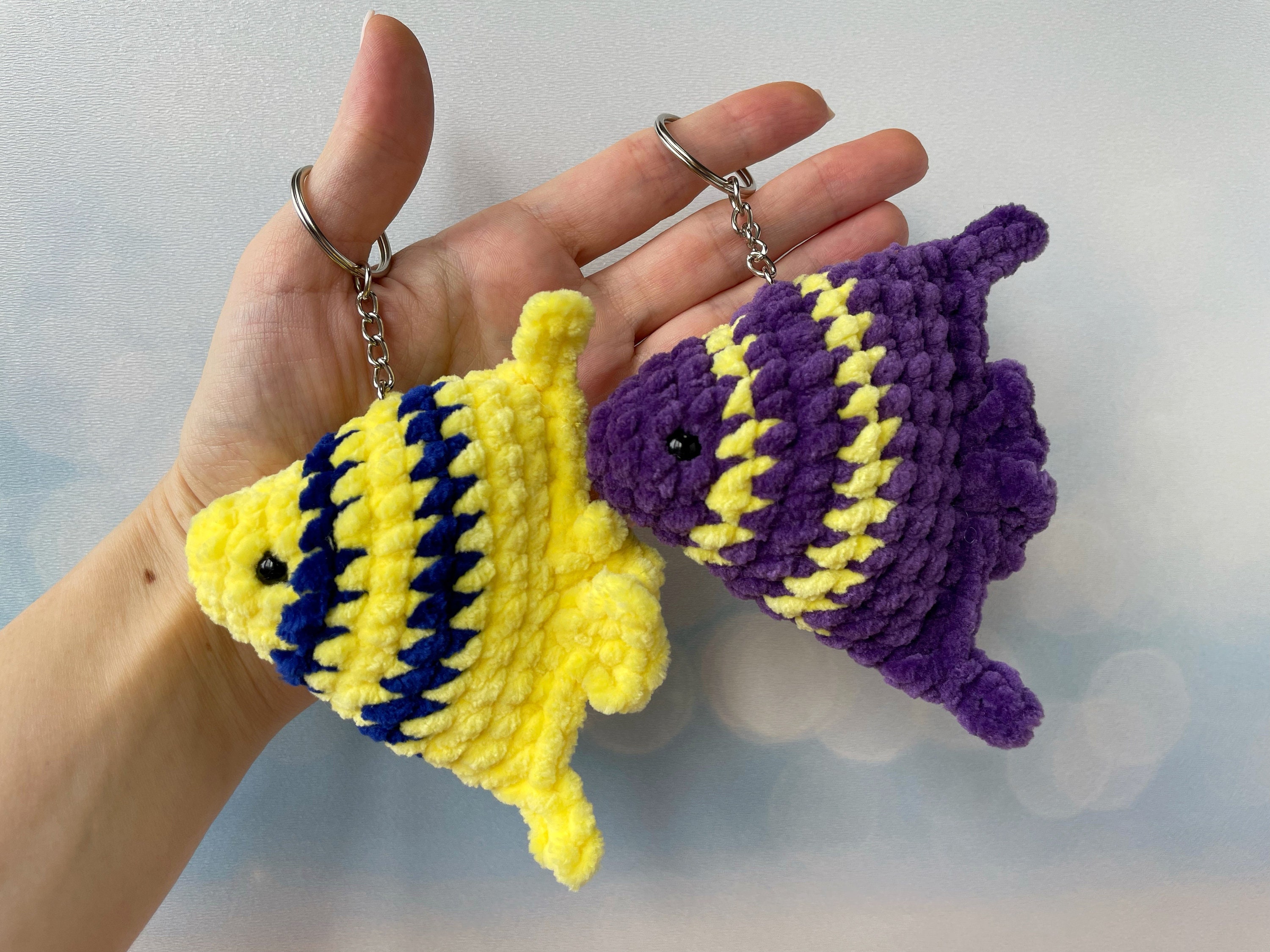 Fish Keychain Pattern Crochet Pattern Keychain Fish - Etsy