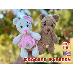 Bear Crochet Pattern, Amigurumi Pattern Bear