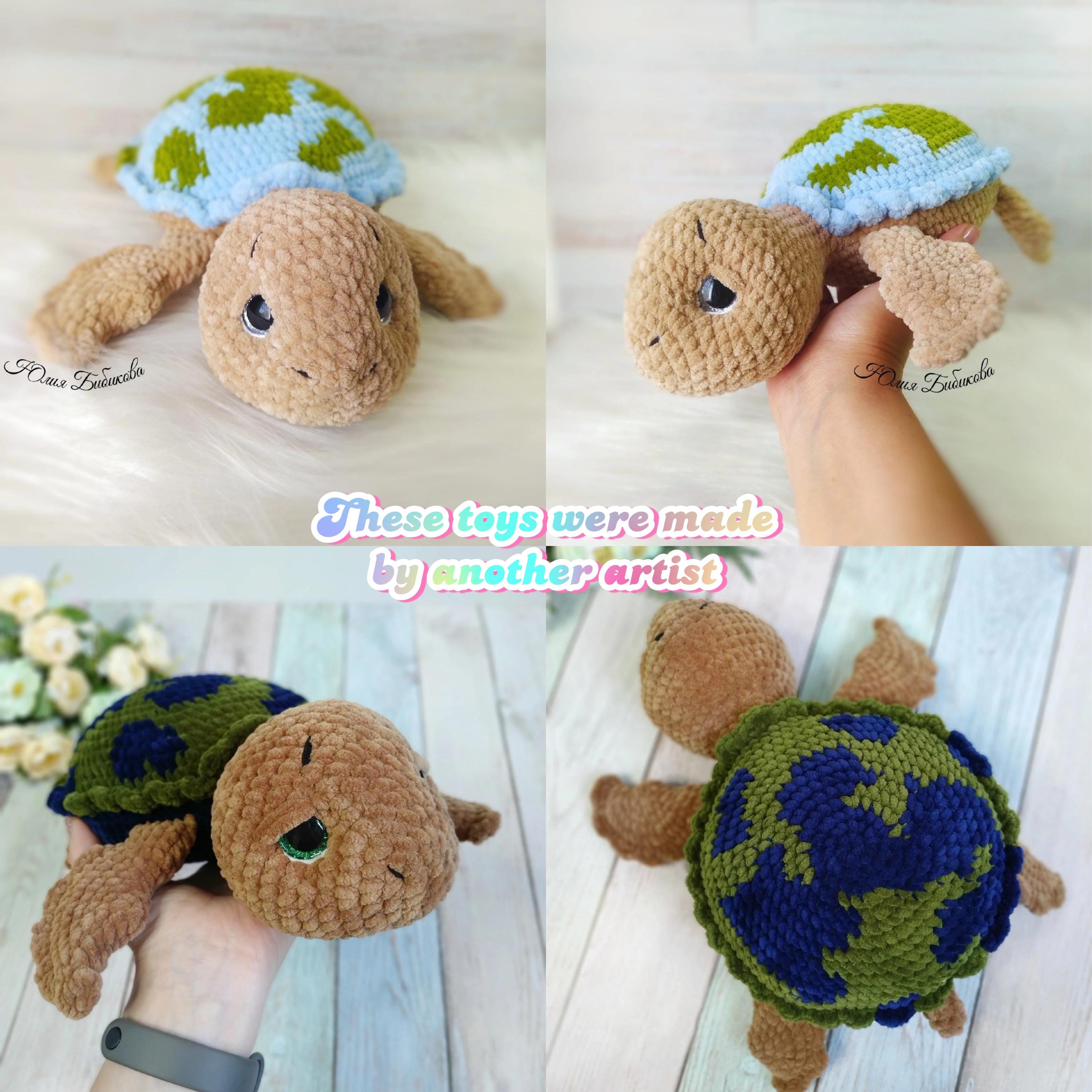 Crochet Lulu the Turtle Pattern, Kids Toy Pattern, Crochet