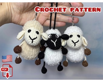 Sheep Crochet Pattern, Crochet Lamb Pattern