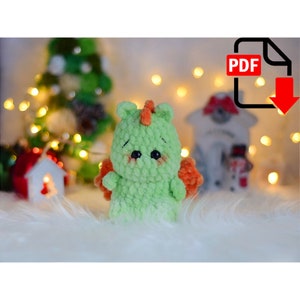 Crochet pattern Dragon/ Amigurumi PDF / Instant download crochet animals patterns