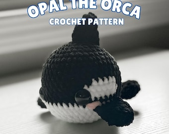 Opal the Orca (PDF Crochet Pattern)