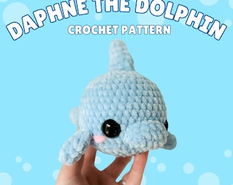 Daphne the Dolphin (PDF Crochet Pattern)