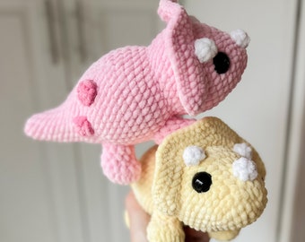 Gilly the Triceratops Crochet Pattern