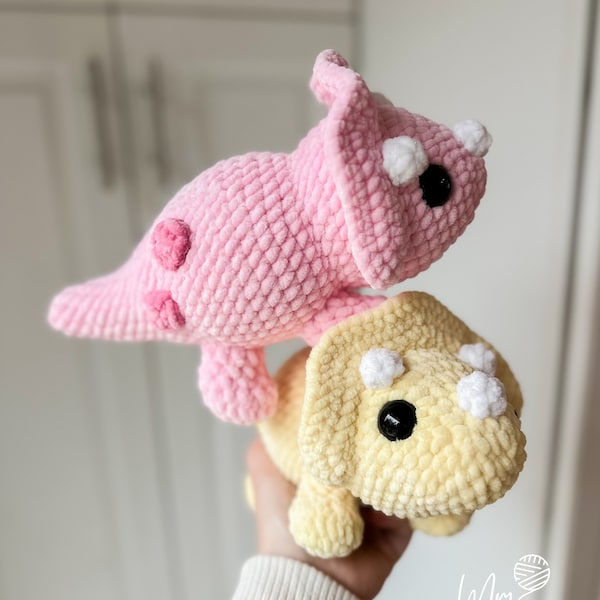 Gilly the Triceratops Crochet Pattern